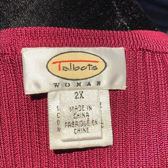 EUC Talbots 100% silk sweater set - Picture 4 of 6